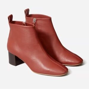 Everlane brick brown leather Day ankle boots - size 9